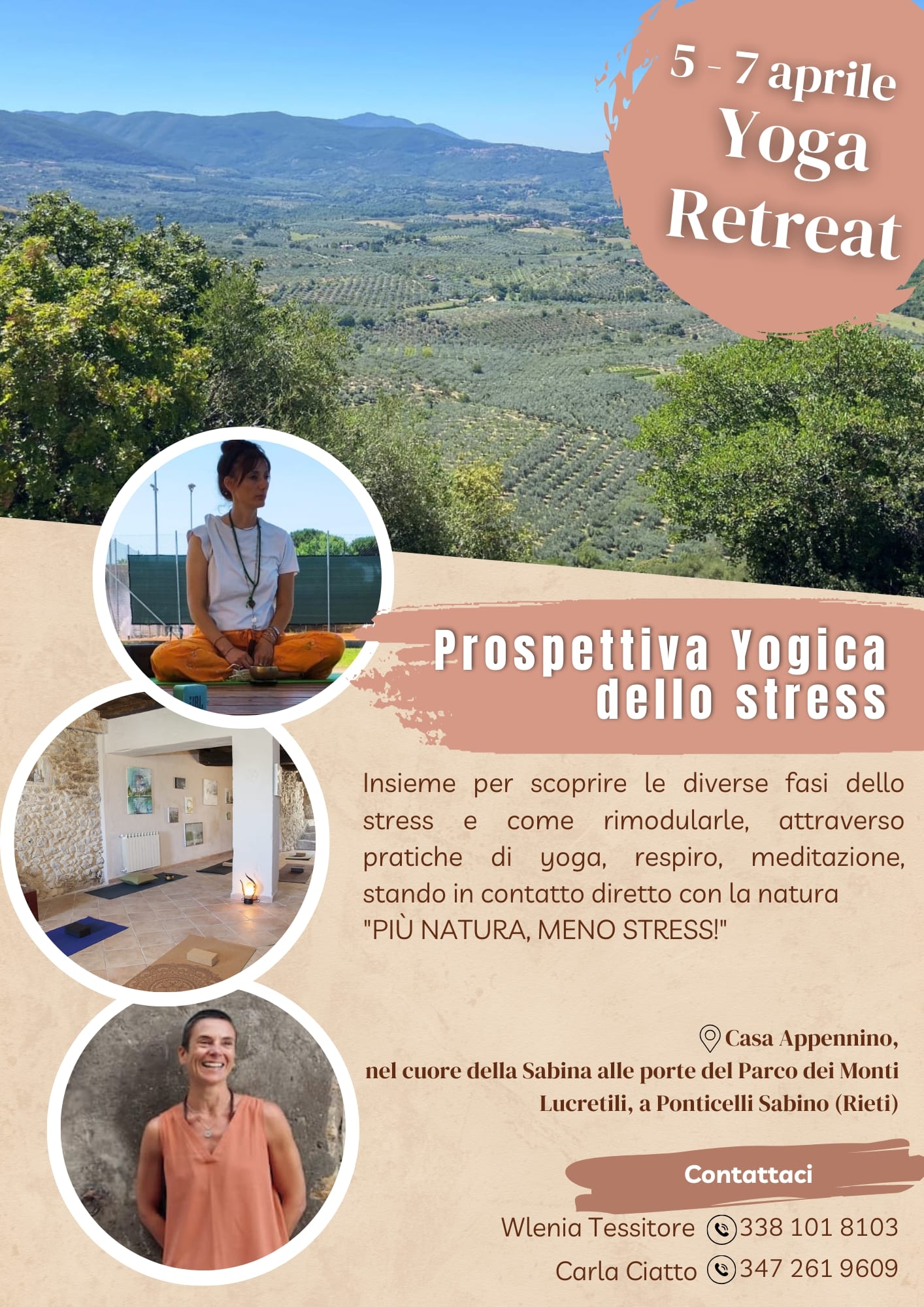 Ritiro di yoga Piu' natura, meno stress!